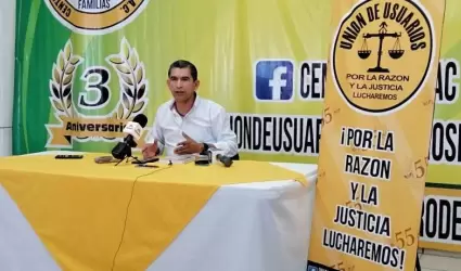 Ignacio Peinado Luna, presidente de la Unin de Usuarios de Hermosillo