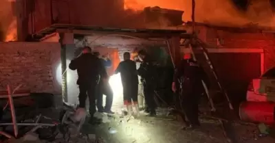 Incendio de vivienda en San Luis Ro Colorado