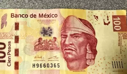 Billete de 100 pesos