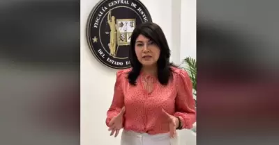 Claudia Indira Contreras, titular de la FGJE