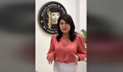 Claudia Indira Contreras, titular de la FGJE