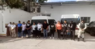 Migrantes abandonados en Chiapas