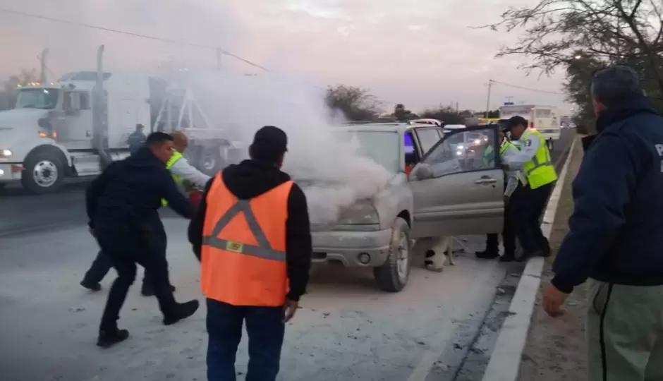 Incendio de auto