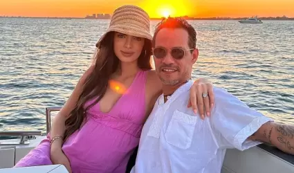 Nadia Ferreira y Marc Anthony esperan a su primer beb juntos.