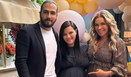 Maite Perroni luci radiante en su baby shower.