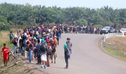 Caravana migrante en Mxico