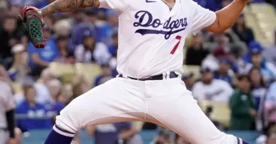 Julio Uras, pitcher de los Dodgers