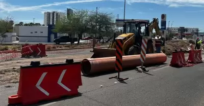 Reparacin de colector colapsado en Fuentes del Mezquital