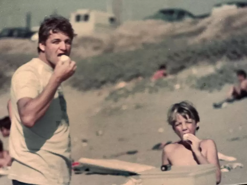 Pedro Pascal con su padre Jos Balmaceda.