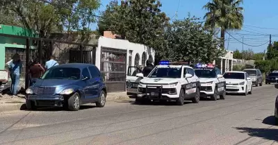 Atacan a balazos a una persona en la colonia El Apache