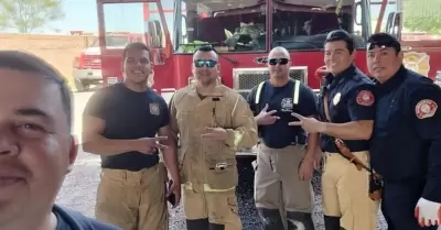 Bomberos en cuartel del bulevar Colosio final