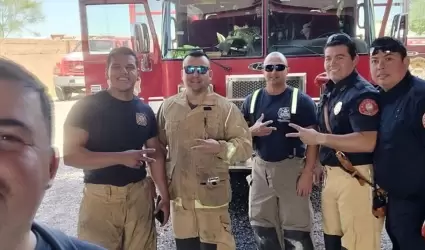 Bomberos en cuartel del bulevar Colosio final