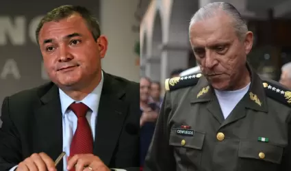 Genaro Garca Luna y el general Salvador Cienfuegos