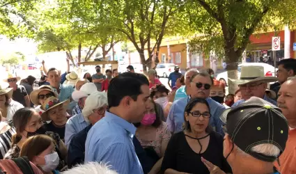 Manifestacin de pensionados del Isssteson