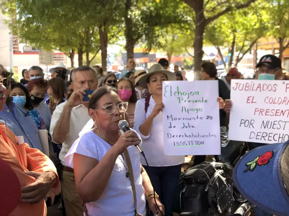 Esthela Mar, vocera del Movimiento 30 de Julio