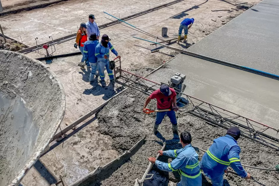 Trabajos rehabilitacin en calle Reforma