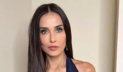 Demi Moore es amante de los perritos.