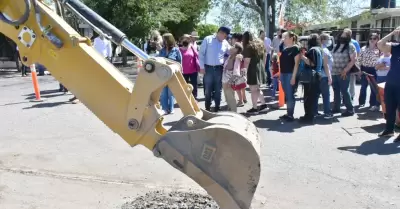 Inician trabajos de rehabilitacin de la calle 14 de Abril