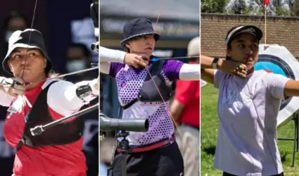 Alejandra Valencia, Ada Romn y ngela Ruiz, arqueras mexicanas