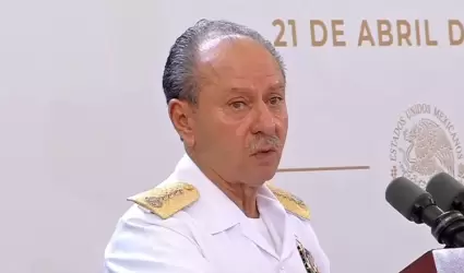 Almirante Jos Rafael Ojeda Durn, titular de la Secretara de Marina.
