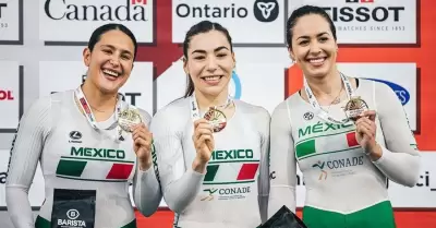 Ciclistas mexicanas ganan hist�rica medalla de oro en la Copa de Naciones
