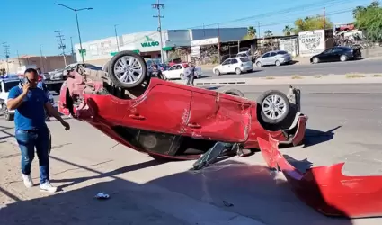 Choque mltiple en zona del Parque Industrial Norte