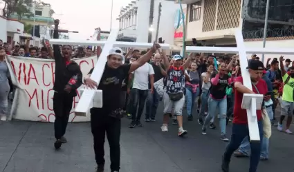 Caravana "viacrucis migrante" busca llegar a la Ciudad de Mxico