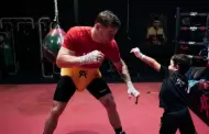 "Canelo" lvarez entrena con su hijo previo a pelea con John Ryder