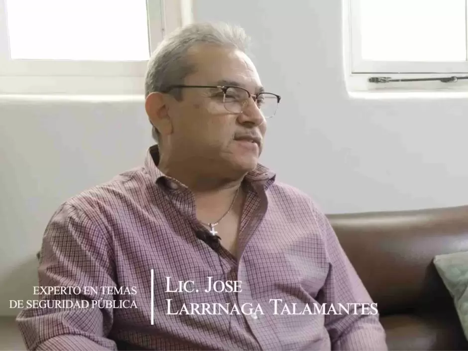 Jos Larrinaga Talamantes, especialista en seguridad pblica de Sonora.