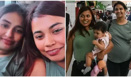 Tras salir del hospital, las hermanas emprendieron su viaje a Sinaloa