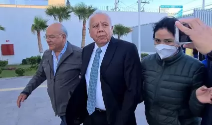 Francisco Garduo tras salir de una audiencia