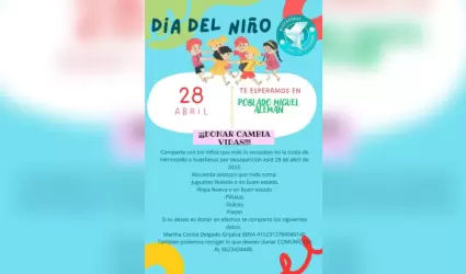 Invitacin festejo del da del nio