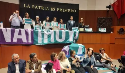 Toma de la tribuna del Senado