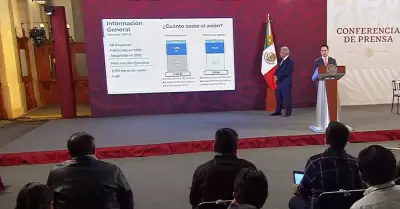 Jorge Mendoza Snchez, director general de Banobras, detalla venta del avin pre