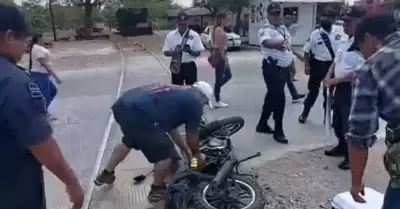 Destruccin de moto