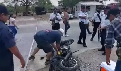 Destruccin de moto