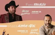 Julin Alvarez, Diego Torres, Natalia Jimnez y Sebastin Yatra en las Fiestas del Pitic 2023