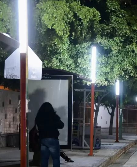 Luminarias del programa "Camina Segura"