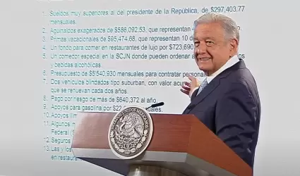 Lpez Obrador critica que los ministros de la SCJN ganen ms que l