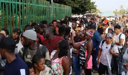 Migrantes en Tapachula, Chiapas.