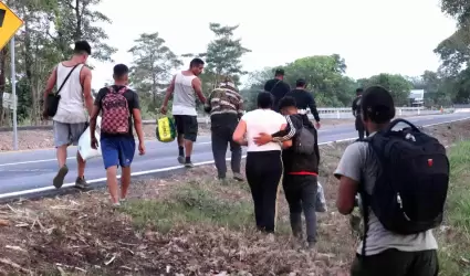 Migrantes en Chiapas