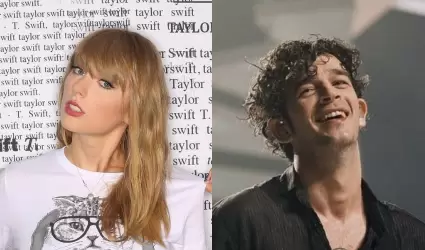 Taylor Swift y Matty Healy fueron captados en Nueva York.