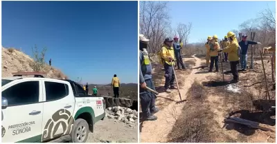 Combaten incendio en Navojoa