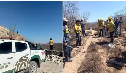 Combaten incendio en Navojoa