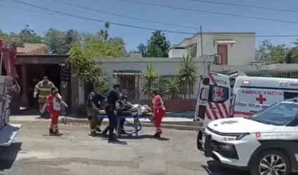 Incendio en vivienda de la 5 de Mayo