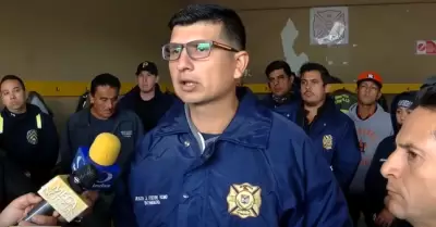 Jess Fierro Romo, secretario general del Sindicato de Bomberos