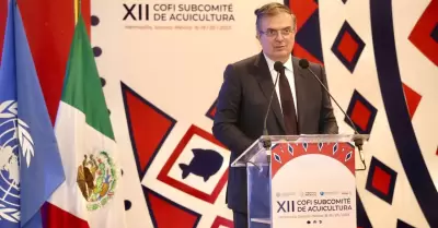 Marcelo Ebrard, Titular de la SRE en su visita a Hermosillo