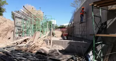 Avance de obra en puente a desnivel