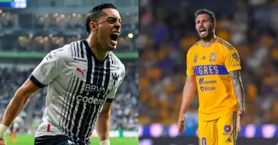 Rogelio Funes Mori y Andr-Pierre Gignac