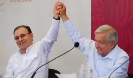 Alfonso Durazo Montao y Andrs Manuel Lpez Obrador